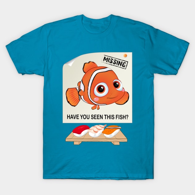 Finding Nemo... T-Shirt by AkanesChibiArt